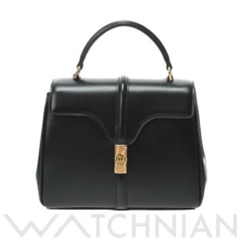 Celine Seize Black Satin Calfskin Bag